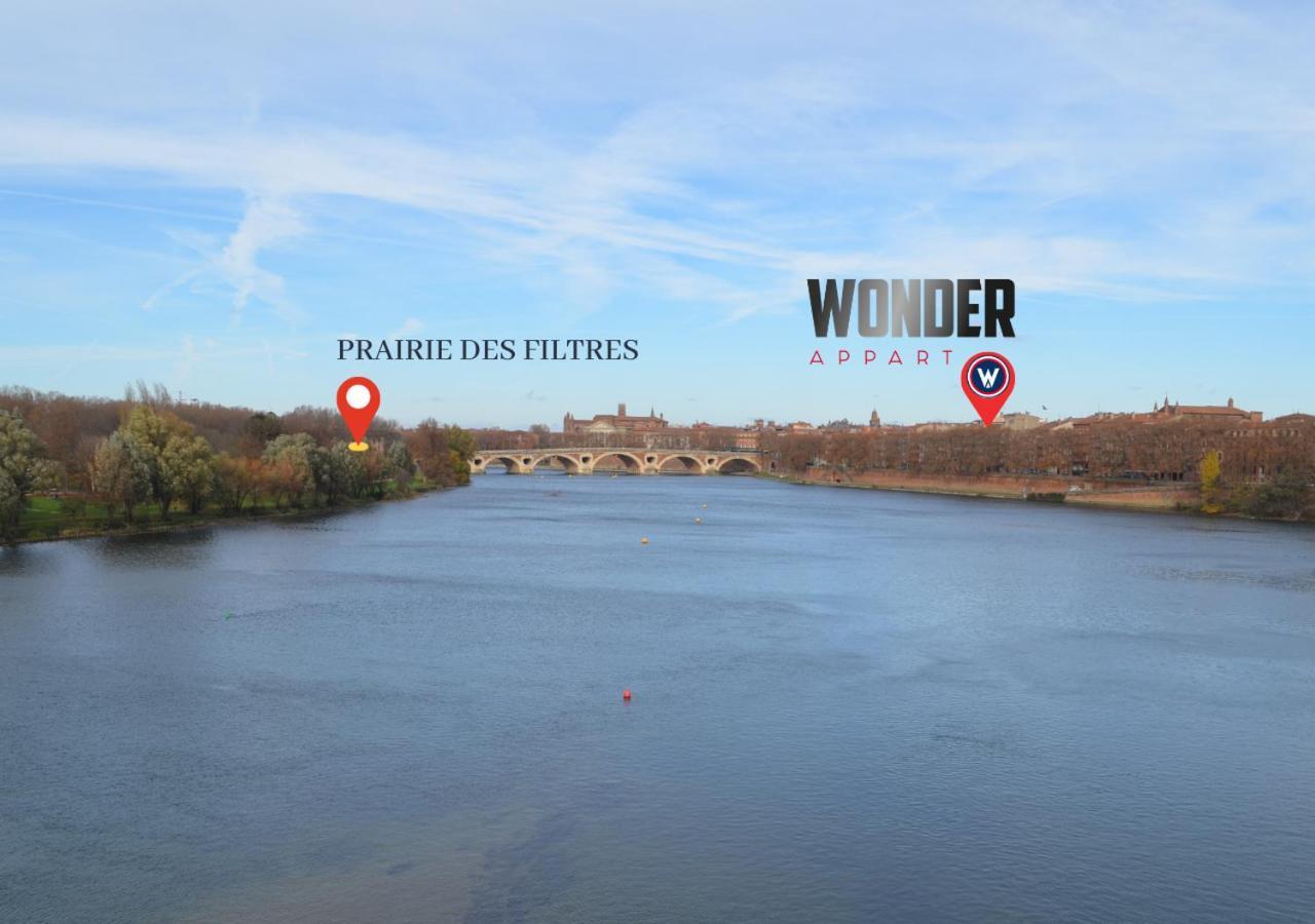 404 - Wonder Appart - Vue Garonne - Tuluza Zewnętrze zdjęcie