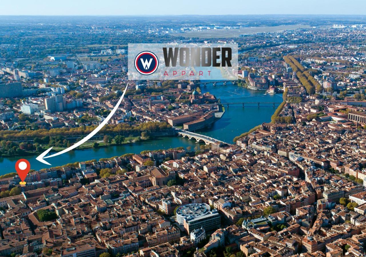 404 - Wonder Appart - Vue Garonne - Tuluza Zewnętrze zdjęcie